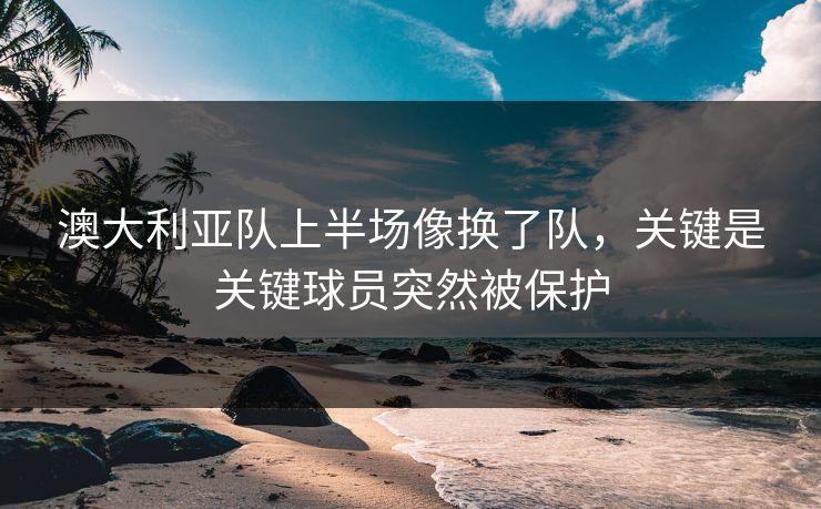 澳大利亚队上半场像换了队，关键是关键球员突然被保护
